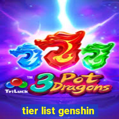 tier list genshin